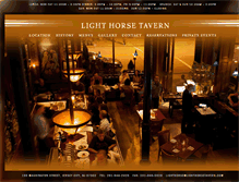 Tablet Screenshot of lighthorsetavern.com